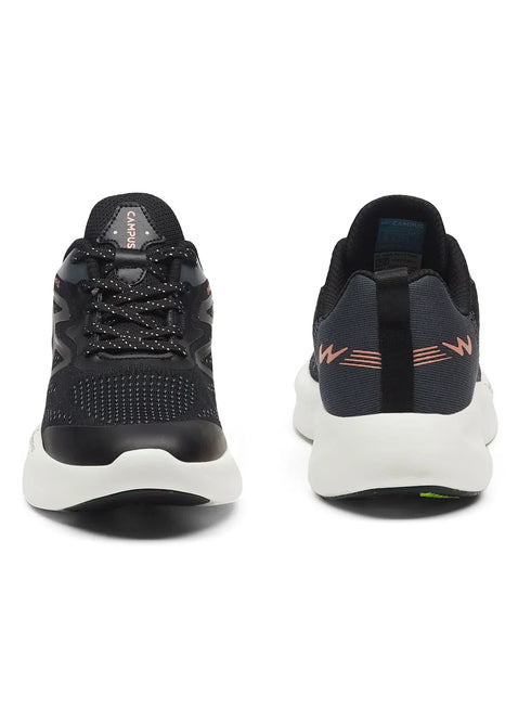 GLIMPSE Black Women's Running Shoes